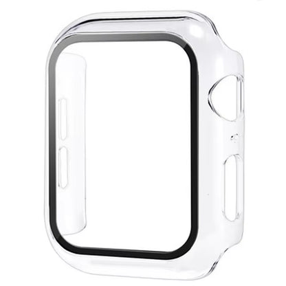 Glass+Cover for Apple Watch Case 9 8 7 6 SE 5 Iwatch Accessorie Screen Protector Apple Watch Serie 44Mm 40Mm 41Mm 45Mm 42Mm 38Mm
